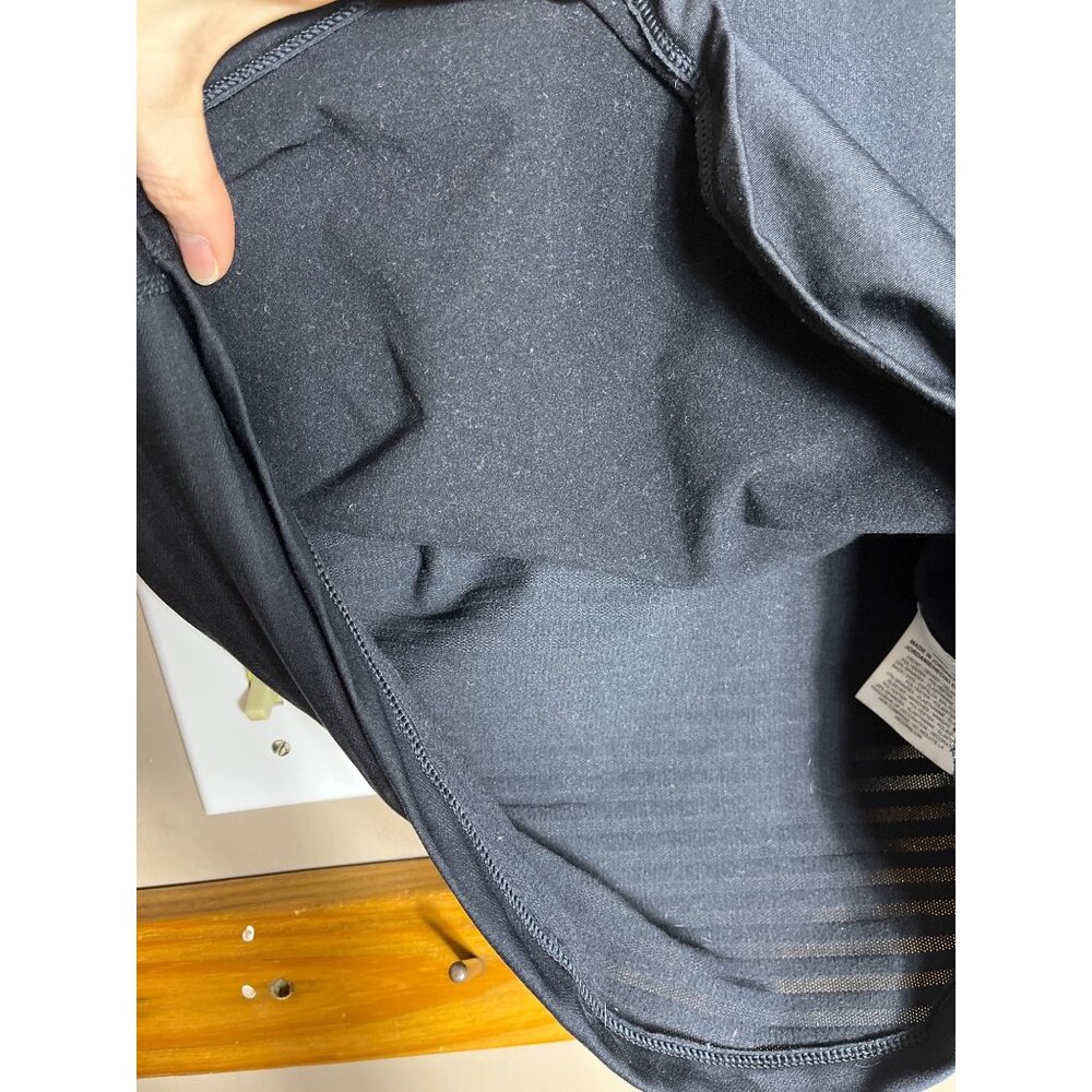 Nike Pro DriFIT Half Zip Shirt Athletic Sportswear Fitness Workout Black Women M - Picture 8 of 8